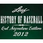 2012 Leaf History of Baseball Cut Signature Edition Baseball Cards