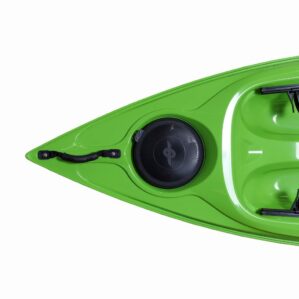 Eddyline Caribbean 10 lime kayak with closed 8