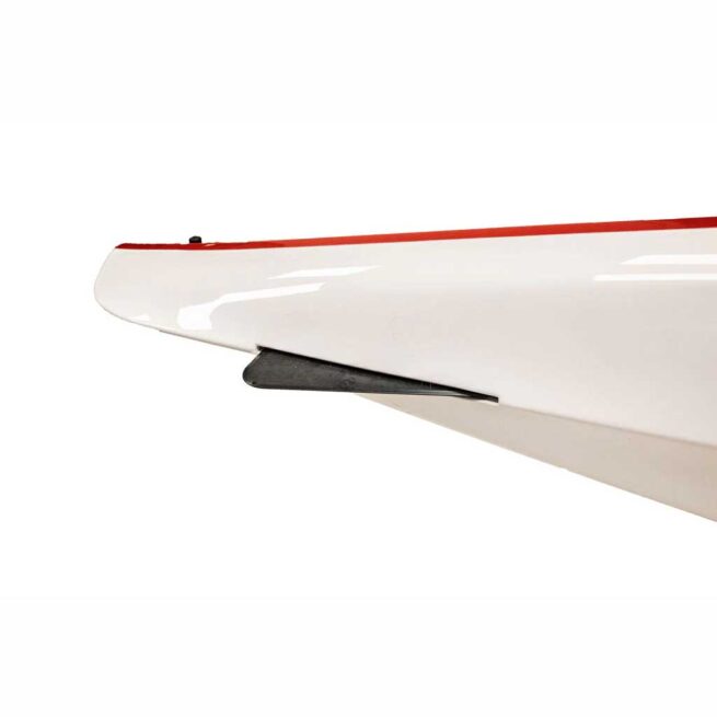 Eddyline Kayaks Sitka LT touring kayak. Retractable skeg at the stern. Available at authorized Eddyline dealer, Riverbound Sports in Tempe, Arizona.