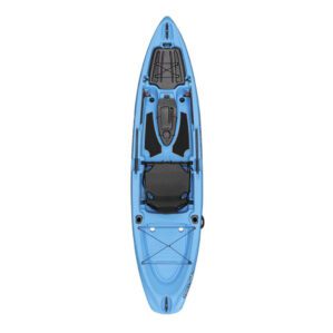 Blue sit-on-top Native Falcon 11 fishing kayak. Riverbound Sports Paddle Company in Tempe, Arizona.