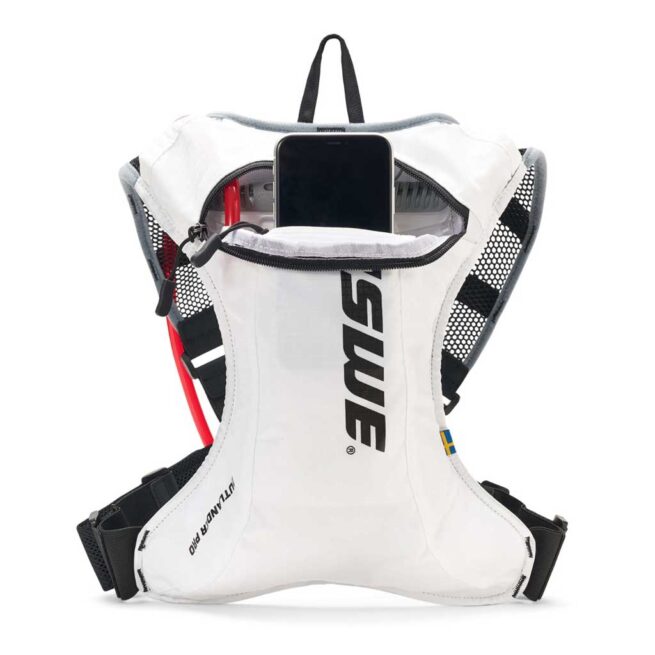 USWE Outlander Pro 2L Hydration Pack in cool white. Available at Riverbound Sports in Tempe, Arizona.