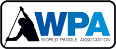 WPA, World Paddle Association black and blue logo