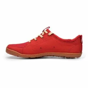 Astral Loyak Women's shoe inner side view in red.